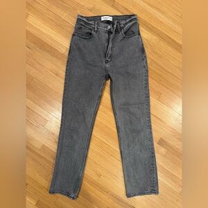 Abercrombie & Fitch: The Ankle Straight Ultra High Rise Jeans, Size 25